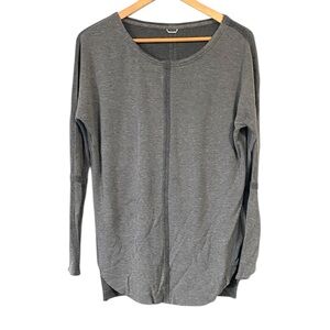 Kit and Ace Charcoal Cashmere Blend long sleeve tunic top size medium